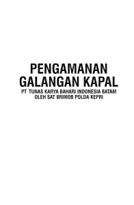 Bonar Ricardo - Pengamanan Galangan Kapal